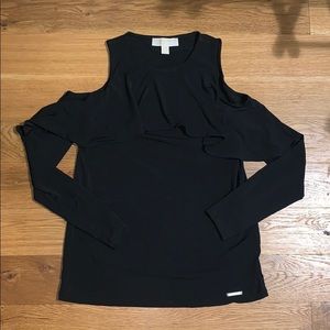 Michael Kors shoulder cut out top